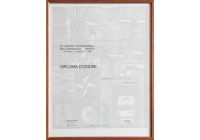 Diploma d'onore mostra artigianato Firenze 1968